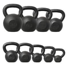 HMS Litinový kettlebell KZG10 10 kg, černý