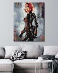 ZUTY Diamantové malování - AVENGERS BLACK WIDOW II 40x50 cm vypnuté plátno na rám