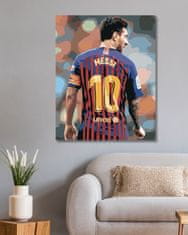 ZUTY Malování podle čísel - MESSI 40x50 cm vypnuté plátno na rám