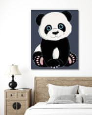 ZUTY Malování podle čísel - PANDA 40x50 cm vypnuté plátno na rám