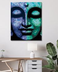 ZUTY Malování podle čísel - DVOUBAREVNÝ BUDDHA 40x50 cm vypnuté plátno na rám