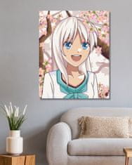 ZUTY Diamantové malování - ANIME DÍVKA U STROMU 40x50 cm bez rámu a bez vypnutí plátna