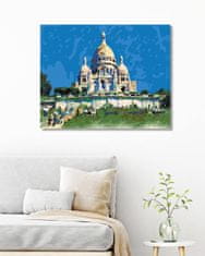 ZUTY Malování podle čísel - SACRE COEUR V PAŘÍŽI 40x50 cm vypnuté plátno na rám