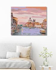 ZUTY Diamantové malování - CANAL GRANDE BENÁTKY ITÁLIE 40x50 cm bez rámu a bez vypnutí plátna