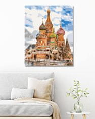 ZUTY Malování podle čísel - SAINT BASIL'S CATHEDRAL V MOSKVĚ 40x50 cm vypnuté plátno na rám