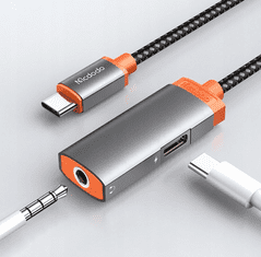 Mcdodo MCDODO ORYX ŘADY USB-C NA MINI JACK 3,5MM ADAPTÉR S DAC CA-0500