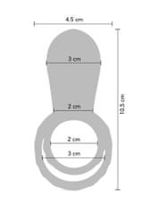 Xocoon XOCOON Couples Stimulator Ring vibrační kroužek na penis