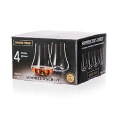 MAISON FORINE Sada sklenic na whisky SOMMELIER CHEST 240 ml, 4 ks