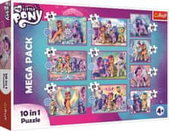 Trefl Puzzle My Little Pony: Zářiví poníci MEGA PACK 10v1