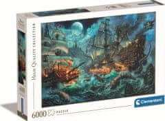 Clementoni Puzzle Pirátská bitva 6000 dílků