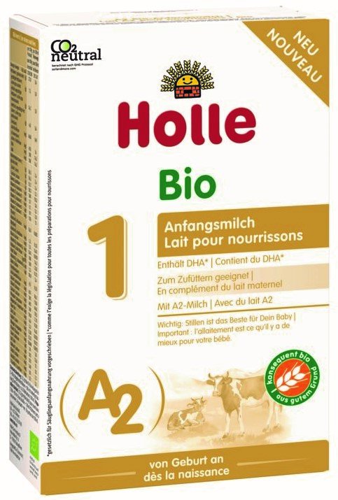 Holle Bio A2 počáteční mléko 1. od první lahvičky 400g x 3ks