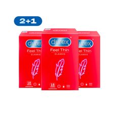 Durex Feel Thin Extra Lubricated 2+1