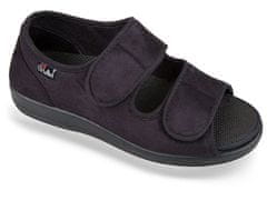 OrtoMed Ortopedické boty na suchý zip s otevřenou špičkou, 45