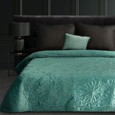 Eurofirany Dekorativní přehoz na postel SALVIA1 220x240 světle zelený