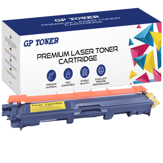 GP TONER Kompatiblní toner pro Brother TN-245 DCP-9015CDW HL-3140CW HL-3170CDW MFC-9330CDW žlutá