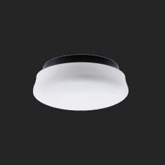 OSMONT OSMONT 61443 RANA stropní/nástěnné skleněné svítidlo černá / bílá IP44 3000 K 15W LED