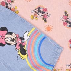 Disney Kojenecké džínové lacláče + tričko Minnie Mouse DISNEY, 80