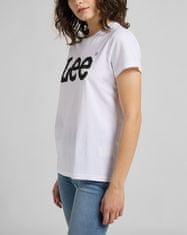 Lee Dámské triko LEE L42UER12 LOGO TEE WHITE Velikost: XS