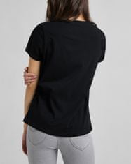 Lee Dámské tričko LEE L42UER01 LOGO TEE BLACK Velikost: XS