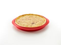 Lékué Lékué Zapékací forma s odnímatelným talířem na quiche Quiche Pan 28 cm | červená