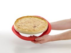 Lékué Lékué Zapékací forma s odnímatelným talířem na quiche Quiche Pan 28 cm | červená