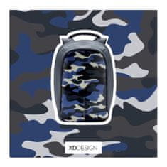 XD Design Batoh, který nelze vykrást XD Design Bobby Compact Print Camuflage Blue