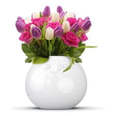 58products Usmívající porcelánová váza 58products | bílá