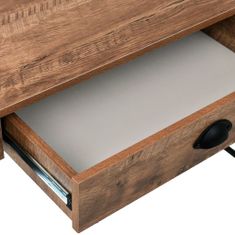 Greatstore Psací stůl se zásuvkou 110 x 55 x 75 cm dubový odstín