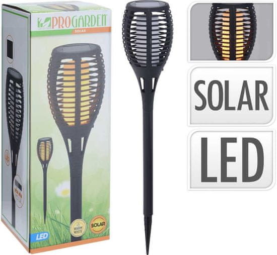 ProGarden Lampa solární zahradní pochodeň s efektem plamene 78 cm KO-CX2100150