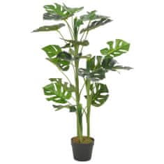 Vidaxl vidaXL Umělá Monstera s hrncem, zelená, 100 cm