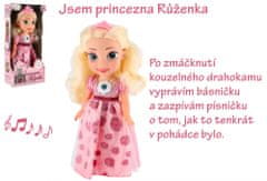 Teddies Panenka princezna Růženka 35cm česky mluvící - zánovní
