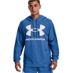 Under Armour Mikina modrá 178 - 182 cm/M Rival Fleece Big Logo Hoodie