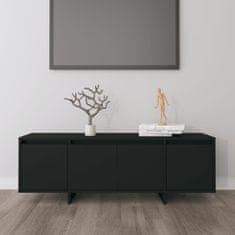 Vidaxl TV skříňka černá 120 x 30 x 40,5 cm dřevotříska