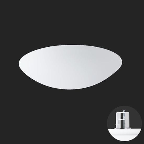 OSMONT OSMONT 59863 AURA V5 stropní/nástěnné skleněné polovestavné svítidlo bílá IP44 4000 K 27W LED DALI HF