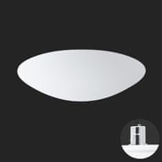 OSMONT OSMONT 59374 AURA V9 stropní/nástěnné skleněné polovestavné svítidlo bílá IP44 3000 K 52W LED