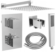 Mexen Sprchový set podomítkový CUBE DR02 25 cm chrom