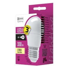 Emos LED žárovka ZQ1110 LED žárovka Classic Mini Globe 4W E27 teplá bílá