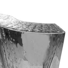 Petromila Zahradní fontána stříbrná 60,2 x 37 x 122,1 cm nerezová ocel
