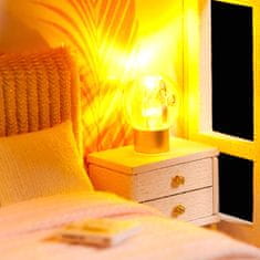 HABARRI Miniatura domečku DIY LED, kreativní sada, Skandinávský interiér