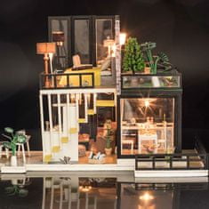 HABARRI Miniatura domečku DIY LED, kreativní sada, Hollywood