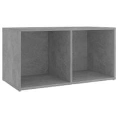 Greatstore TV stolky 2 ks betonově šedé 72 x 35 x 36,5 cm dřevotříska