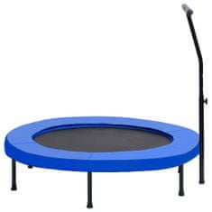 Greatstore Fitness trampolína s rukojetí a bezpečnostní podložkou 122 cm