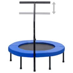 Vidaxl Fitness trampolína s rukojetí a bezpečnostní podložkou 102 cm