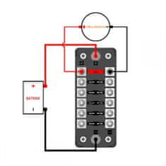 Stualarm Sdružené pojistkové pouzdro 6-way (pc4-49)