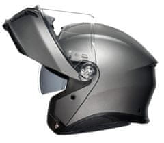 AGV Helma na moto 005 TOURMODULAR E2206 SOLID MPLK LUNA GREY MATT vel. M