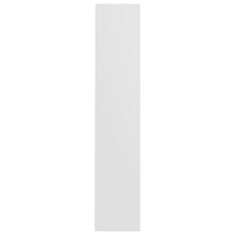 Vidaxl Nástěnný botník bílý 80 x 18 x 90 cm dřevotříska