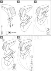 Rati Loketní opěrka - područka STANDARD, Honda Jazz, 2008-2013