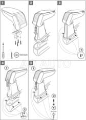 Rati Loketní opěrka - područka STANDARD, Hyundai i10, 2008-2013