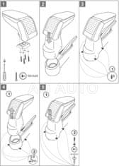 Rati Loketní opěrka - područka STANDARD, VW UP, 2011-2019