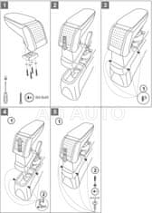 Rati Loketní opěrka - područka STANDARD, Opel Corsa D, 2006-2014